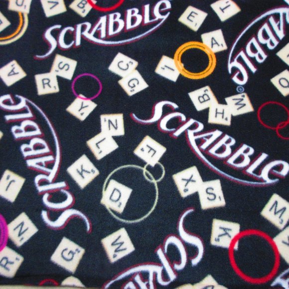 Scrabble Game Board 76" x 58" Fleece Blanket - Picture 3 of 3